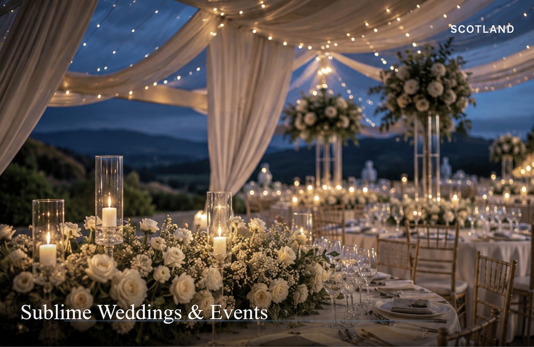 Sublime Weddings and Events reception decor